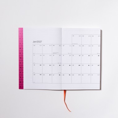 Mondkalender 2027 – Supernova Pink