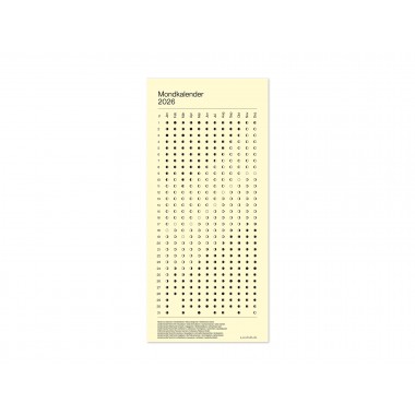 Wandkalender Mondphasen 2026 von Candrakala