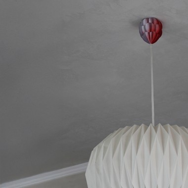 canopie® - Lampenbaldachin – Beere Duo Pink-Silber