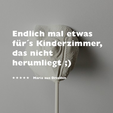 canopie® - Lampenbaldachin - Chamäleon Gipsweiß