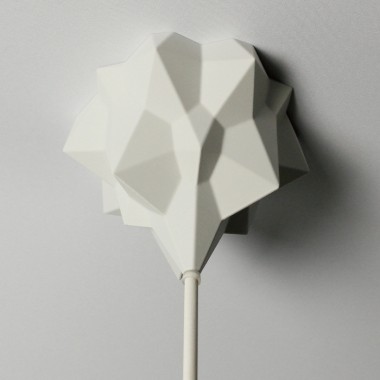 canopie® - Lampenbaldachin – Gipsweiß Türkis