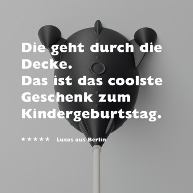 canopie® - Lampenbaldachin – Rakete Mattschwarz