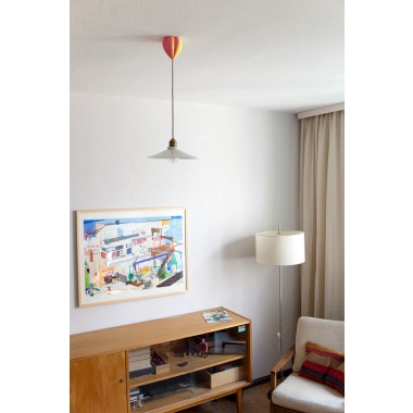 canopie® - Lampenbaldachin – Tulpe Duo Pink-Gelb