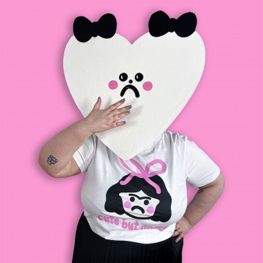 T-Shirt cute but angry ✿ Jenne Grassmann