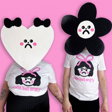 T-Shirt cute but angry ✿ Jenne Grassmann