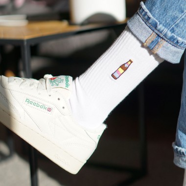 Cola Mix | Bestickte Bio Baumwoll Socken | Fashion Drinks