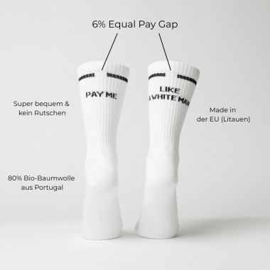 Pay me like a white man - Statement Socken