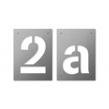 Keilbach Hausnummer cut.number.240 aus Edelstahl
