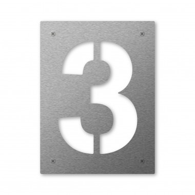 Keilbach Hausnummer cut.number.240 aus Edelstahl