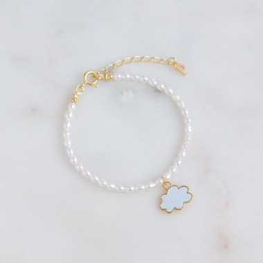 Cloud Pearl Bracelet | Armband aus Süßwasserperlen | Paeoni Colors