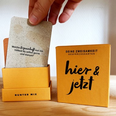 Hier & Jetzt Kartenspiel | Bunter Mix | DEINE ZWEISAMKEIT