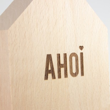 2er Set Deko-Holzhäuschen Ahoi