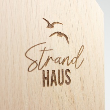 2er Set Deko-Holzhäuschen Strandhaus