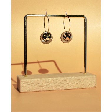 Minimalistische Creolen | 18K vergoldet | Santoclay
