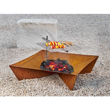 Keilbach Feuerschale fluxus 80 x 80 x 22 cm