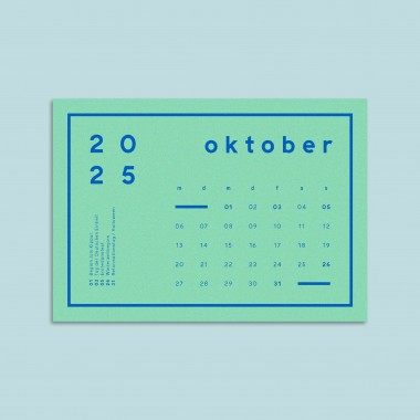 Postkartenkalender Nr. 01 inkl. Kartenhalter aus Holz / ab sofort / Frau Rippe