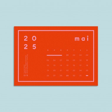 Postkartenkalender Nr. 01 inkl. Kartenhalter aus Holz / ab sofort / Frau Rippe