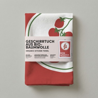 Geschirrtuch - Bio Baumwolle - Bon Appetit