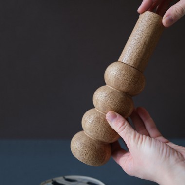 Gewürzmühle | kugelig unten | rundund