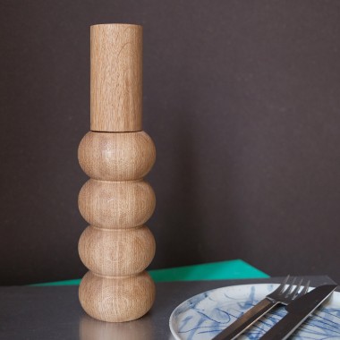 Gewürzmühle | kugelig unten | rundund