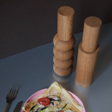 Gewürzmühle | kugelig unten | rundund