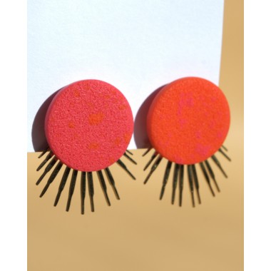 Statement-Ohrstecker aus 24K vergoldetem Chirurgenstahl | Santoclay