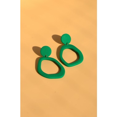 Ipanema | Grüne Statement-Ohrringe | Santoclay