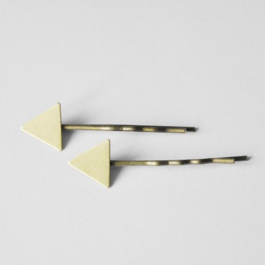 nahili Haarklammern "triangle" Dreieck Haarspange Bobby Pin