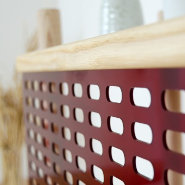 halblang | Lowboard „Blendend“ | Gitter Muster