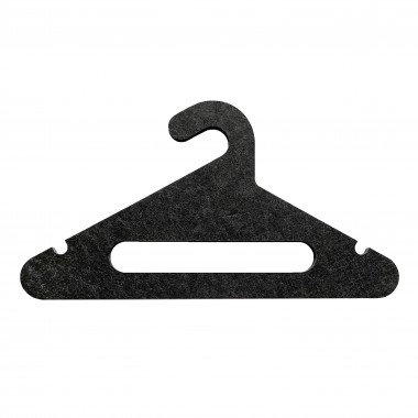 halblang | Kleiderbügel | Filz | dark anthracite