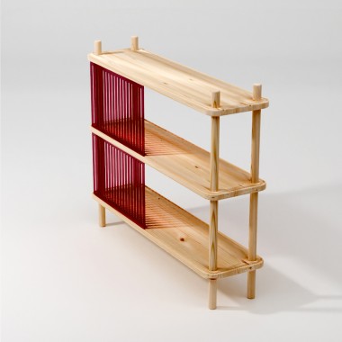 halblang | Sideboard | Regal „Blendend 2“ | Streifen Muster