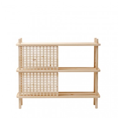 halblang | Regal „Blendend 2“ | Gitter Muster