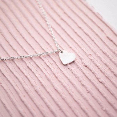 Herzanhänger Kette - Sterlingsilber - SchmuckvonVreni