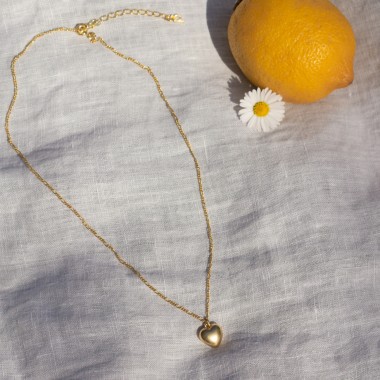 Herzkette aus 18k Gold Vermeil | Paeoni Colors