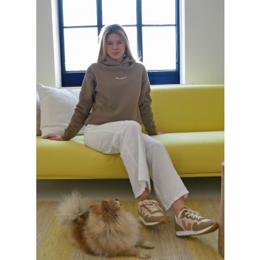 SPARKLES OF LIGHT | Unisex Sweatshirt braun| BE UNITED