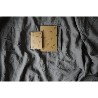 nahili Set NOTIZHEFTE A5&A6 "palms" geometrische, minimale Hefte blanko weiß Tagebuch