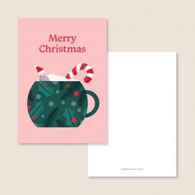 Illustrierte Weihnachtskarten im 6er Set / Svea Hansohn Illustration