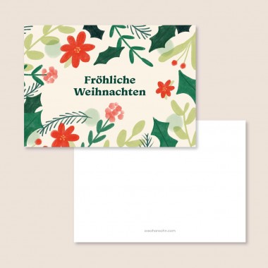 Illustrierte Weihnachtskarten im 6er Set / Svea Hansohn Illustration