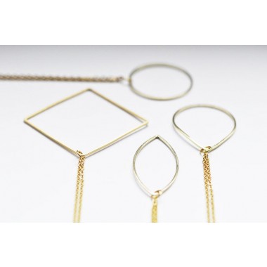 na.hili Kette SHAPES ***Gelbgold***14Karat*