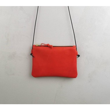 Minitasche // echt Leder rot // Smartphonetasche // Ausgehtasche // Tasche zum Reisen // Ledertasche rot // Minibag
