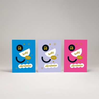 KARTE CHRISTMAS – A Holly Jolly Christmas – Pink – Studio Schön®
