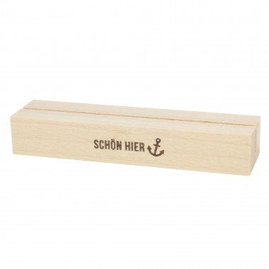 Bow & Hummingbird Kartenständer Schön hier aus nachhaltigem Buchenholz