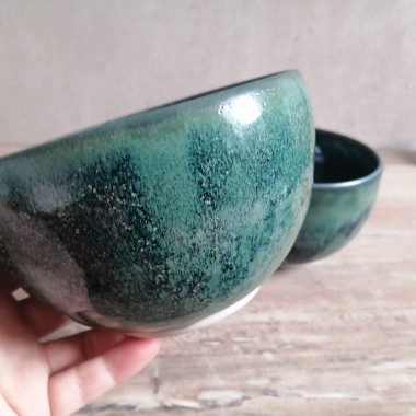 Müsli Bowl "magic green" | Töpferei am Wald