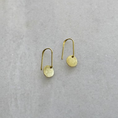 Gudbling // Minimalistische Kreis Ohrringe
