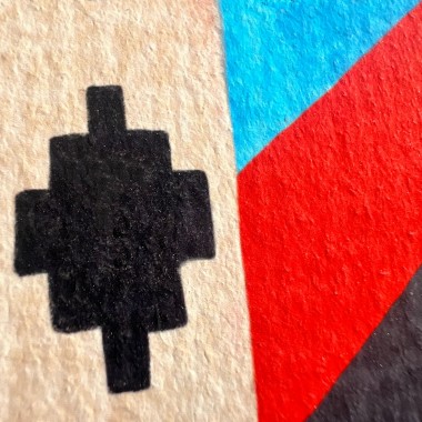 Pattern Kunstdruck / Gicléeprint / Kilim Classic red