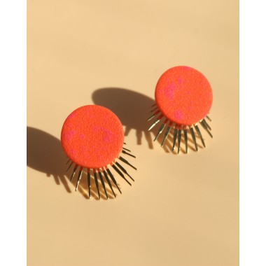 Statement-Ohrstecker aus 24K vergoldetem Chirurgenstahl | Santoclay