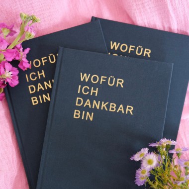 The Life Barn Dankbarkeitstagebuch "Wofür Ich Dankbar Bin" blau