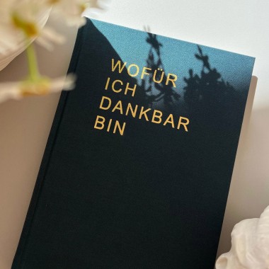 The Life Barn Dankbarkeitstagebuch "Wofür Ich Dankbar Bin" blau