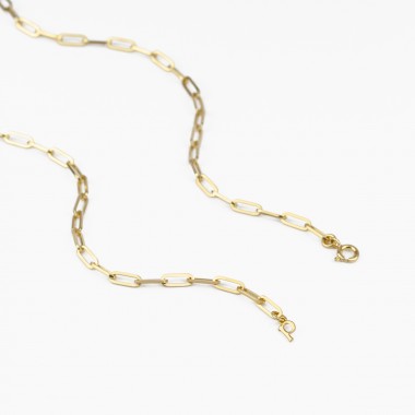 Klassische Glieder Halskette aus Gold Vermeil | Paeoni Colors