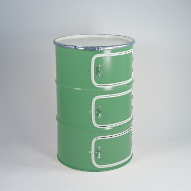 Lockengelöt - Dreitürer aus einem Ölfass